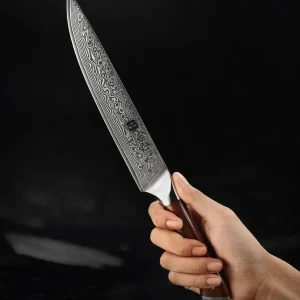 Couteau de cuisine japonais, tranchant et précis pour la préparation