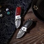 Couteau de poche japonais, design compact et élégant