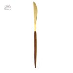Couverts japonais en bois et acier inoxydable