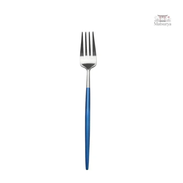 Ustensiles de table en bleu