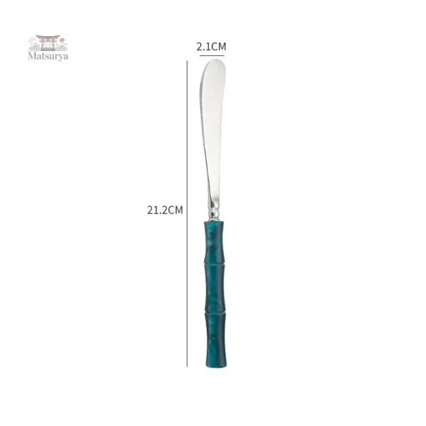 Couverts traditionnels japonais en bleu