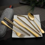 Couverts japonais compacts pour pique-niques