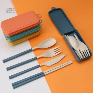 Couverts Japonais portables pour les repas en déplacement