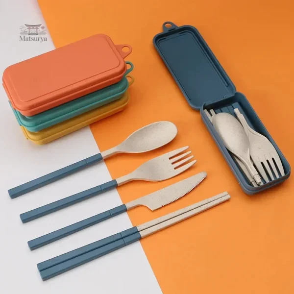 Couverts Japonais portables pour les repas en déplacement