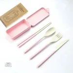 Set de couverts japonais compact avec étui pratique