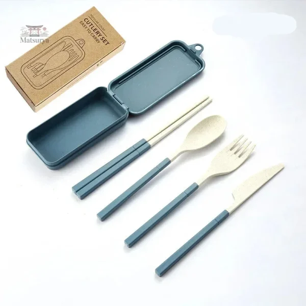 Couverts de voyage japonais, design minimaliste et fonctionnel