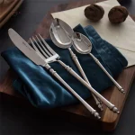 Set de couverts japonais en acier inoxydable chic