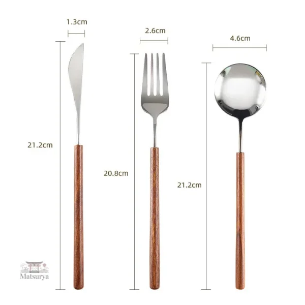 Couverts japonais de qualité supérieure, style traditionnel