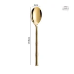 Ensemble de couverts inox au style bambou