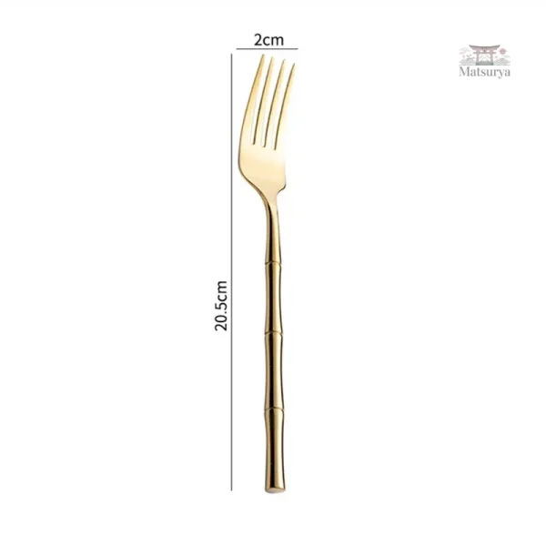 Couverts japonais au style raffiné en acier inoxydable