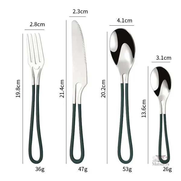 Ensemble de couverts japonais au design contemporain