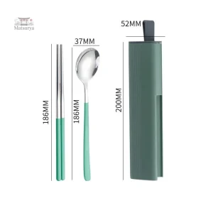 Set de couverts japonais pratiques pour repas en extérieur