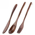 Set de couverts japonais en bois pour un cadeau élégant