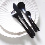 Couverts japonais en acier inoxydable, design moderne et fonctionnel