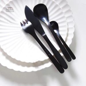 Couverts japonais en acier inoxydable, design moderne et fonctionnel