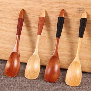 Cuillère à riz design élégant pour vaisselle japonaise