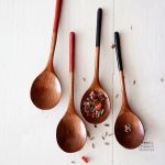 Cuillère en bois japonaise traditionnelle