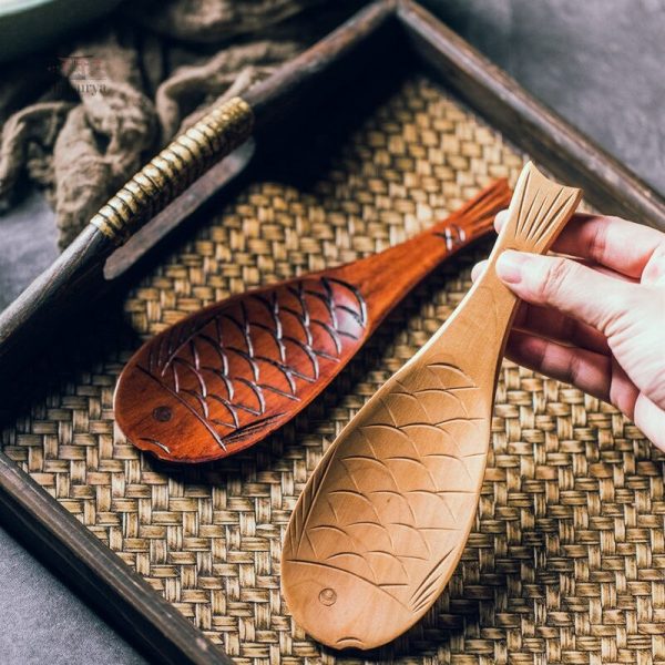Cuillères japonaises élégantes en bois pour vos plats