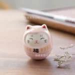 Daruma chat à offrir, cadeau inspirant et positif