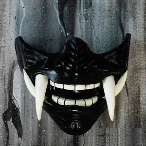 Accessoire de costume : masque démon japonais