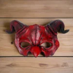 Demi-masque Diable en style japonais
