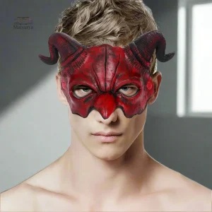 Masque Diable traditionnel japonais