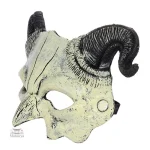 Demi-masque en forme de diable coloré