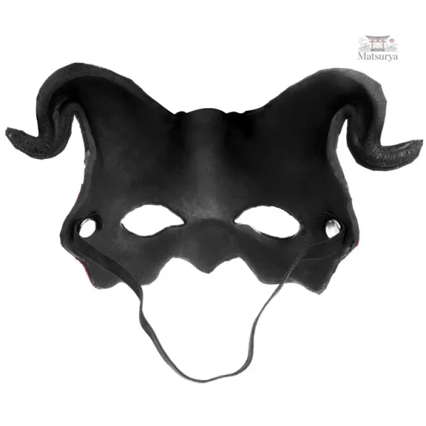 Demi-masque japonais pour fête ou carnaval