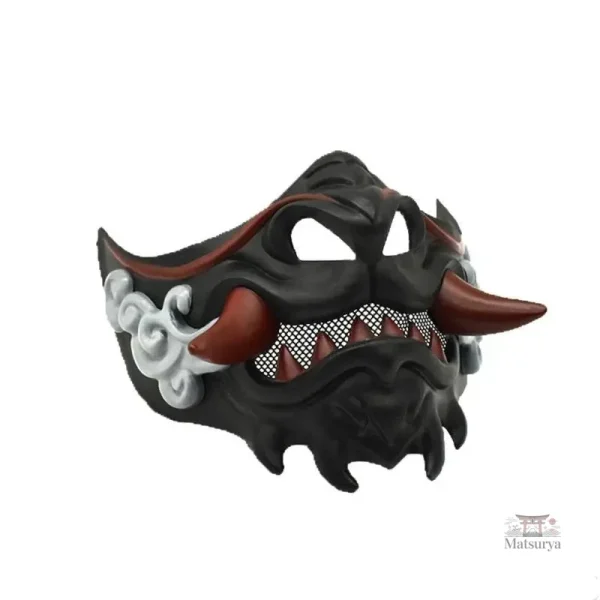 Masque diable japonais, élément décoratif original
