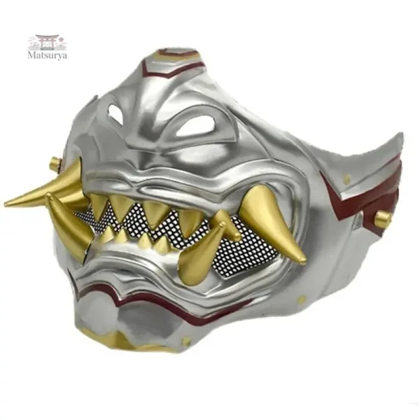 Demi-masque japonais, expression de l'art folklorique