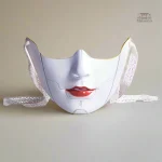 Demi-masque Japonais pour le visage féminin