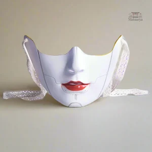 Demi-masque Japonais pour le visage féminin