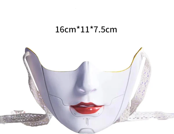 Masque traditionnel japonais pour femme, design élégant