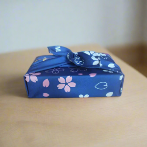 Emballage Furoshiki Bleu