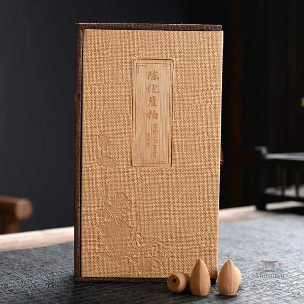 Cônes d'encens japonais, expérience sensorielle