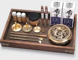 Accessoire pour encens japonais en laiton