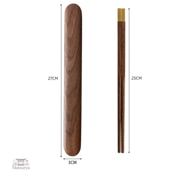 Ustensiles en bois pour une table japonaise stylée