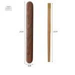 Couverts traditionnels en bois pour cuisine japonaise