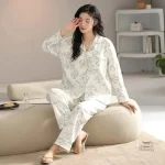 Pyjama femme design japonais avec motifs