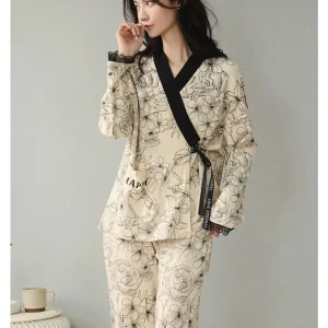 Pyjama Japonais Femme Style Kimono