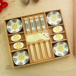 Ensemble de vaisselle pour un repas japonais authentique