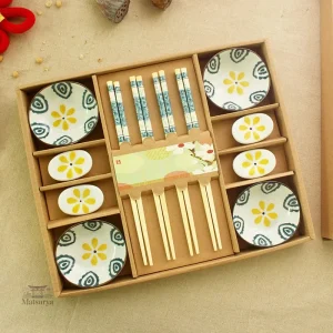 Ensemble de vaisselle pour un repas japonais authentique