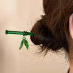 Épingle à cheveux en verre, touche japonaise