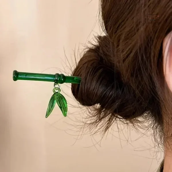 Épingle à cheveux en verre, touche japonaise