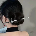 Accessoire élégant épingle à cheveux épée