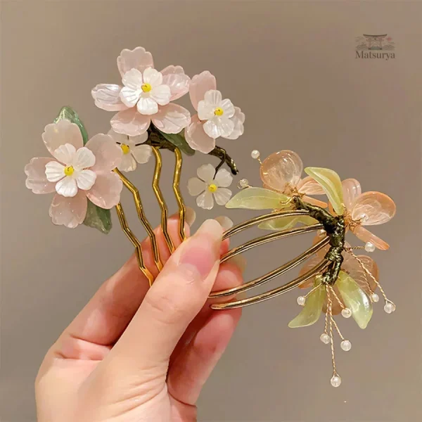 epingle-a-cheveux-japonais-floral-1 Épingle à cheveux japonaise fleurie