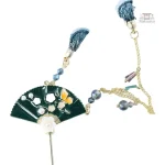 Accessoire élégant pour cheveux, style japonais éventail