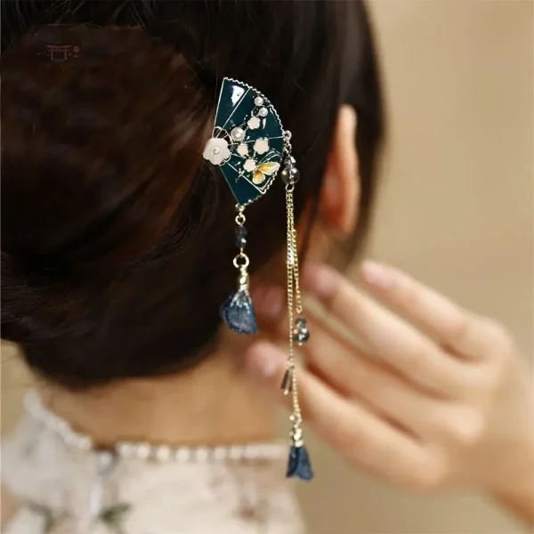 Épingle à cheveux japonaise, motif chic et délicat