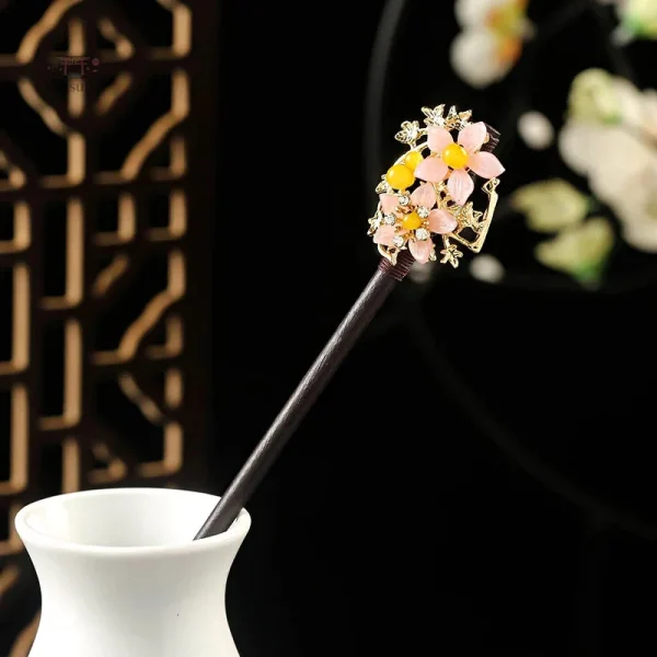 Épingle à cheveux artisanale, charme nippon pour tous les jours