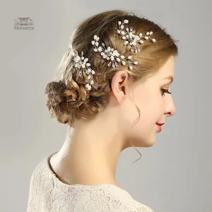 Accessoire de coiffure japonais en cristal
